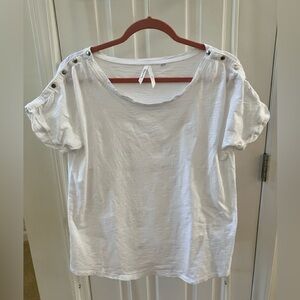 Seraphine Maternity Nursing Short Sleeve T Shirt with Snaps size S